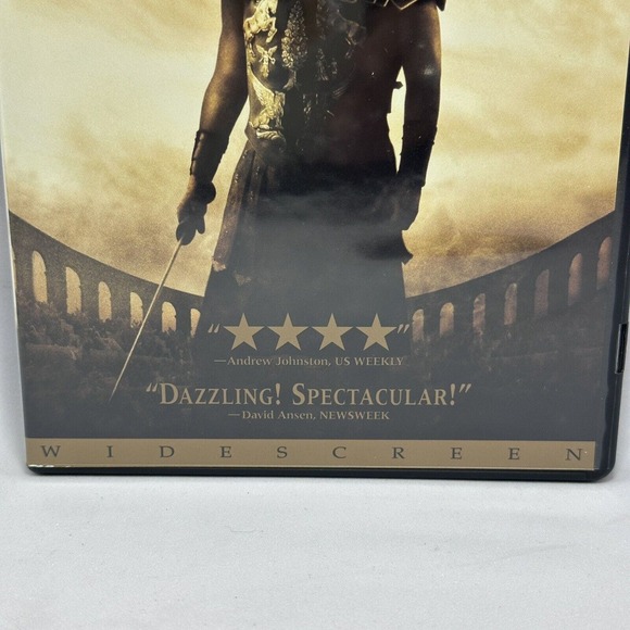 Gladiator Movie Film DVD Widescreen‎ Russel Crowe 5 Academy Awards Best Picture - Picture 3 of 9